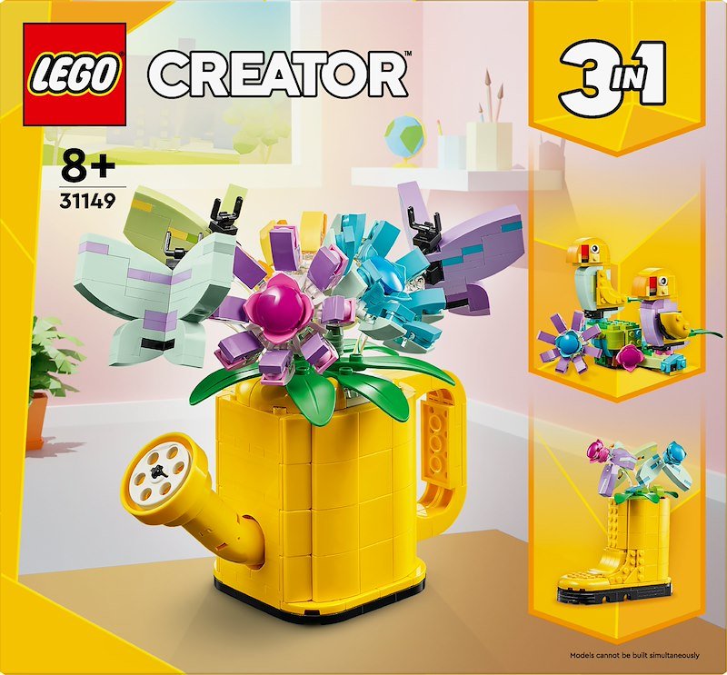 Lego® Creator 3 in 1 Innaffiatoio con fiori 31149