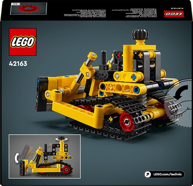 Lego® TECHNIC Bulldozer da cantiere 42163