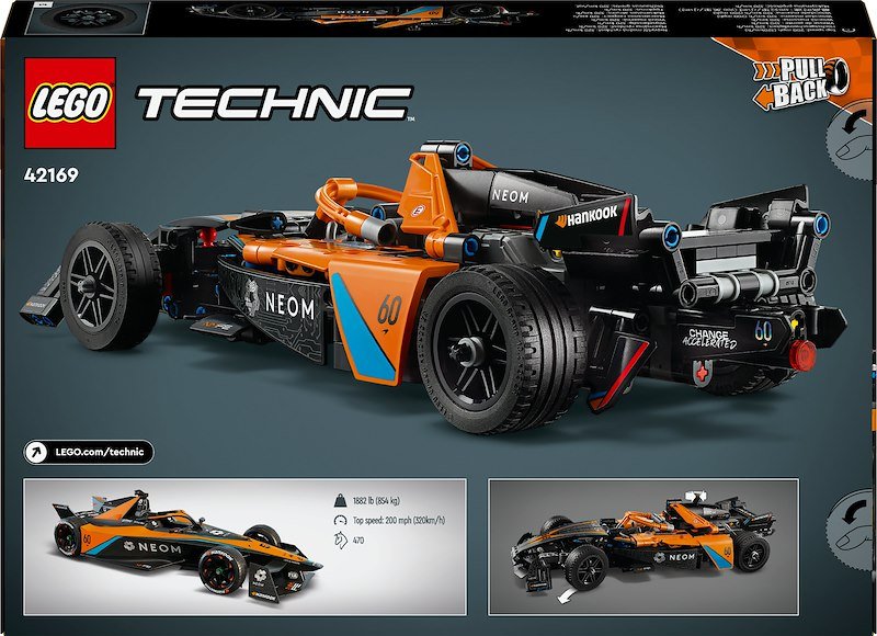 Lego Technic NEOM McLaren Formula E Race Car 42169