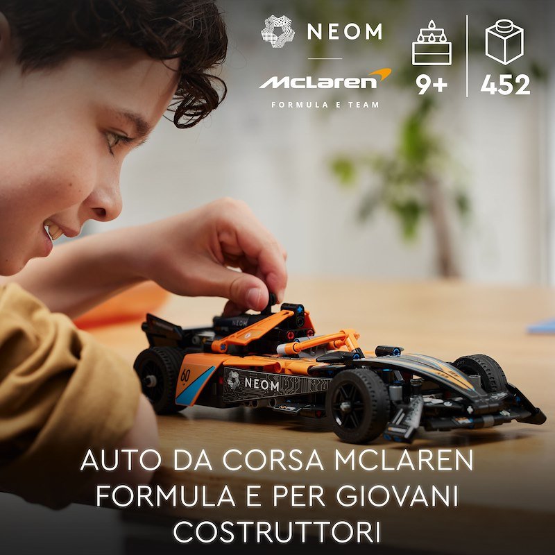 Lego Technic NEOM McLaren Formula E Race Car 42169