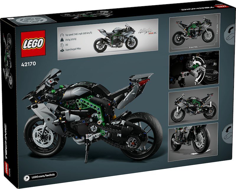 Lego Technic Motocicletta Kawasaki Ninja H2R - 42170