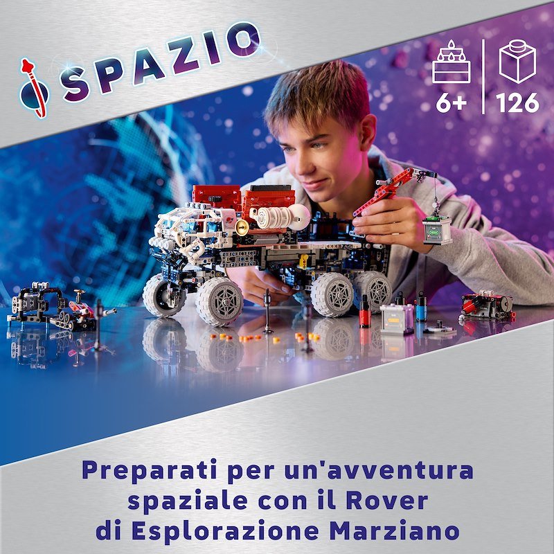 Lego Technic Rover di esplorazione marziano 42180