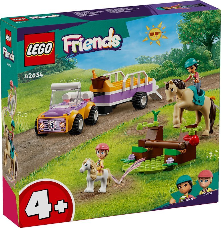 Lego® Friends Rimorchio con cavallo e pony 42634