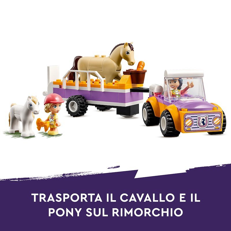 Lego® Friends Rimorchio con cavallo e pony 42634