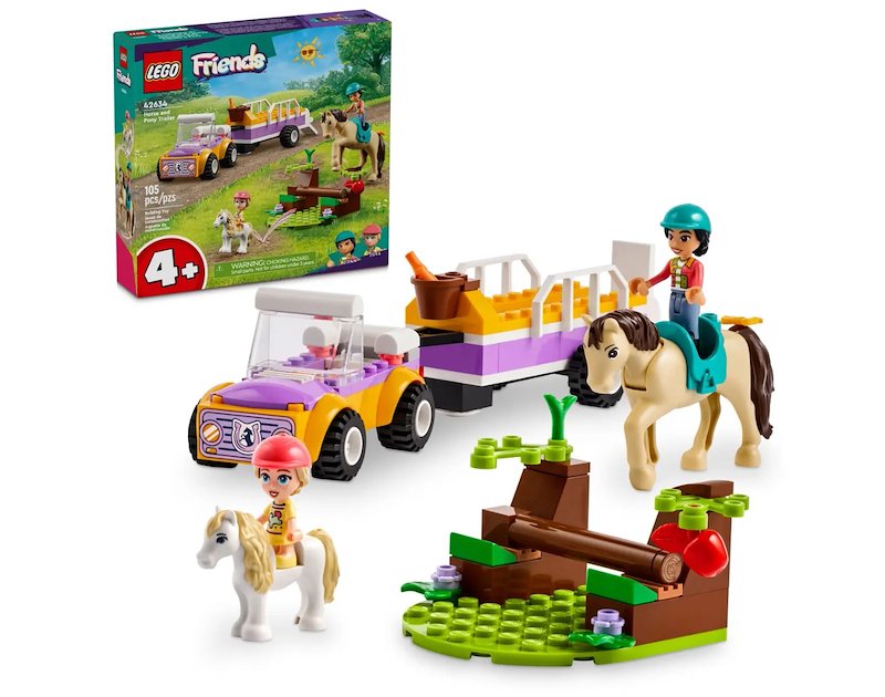 Lego® Friends Rimorchio con cavallo e pony 42634