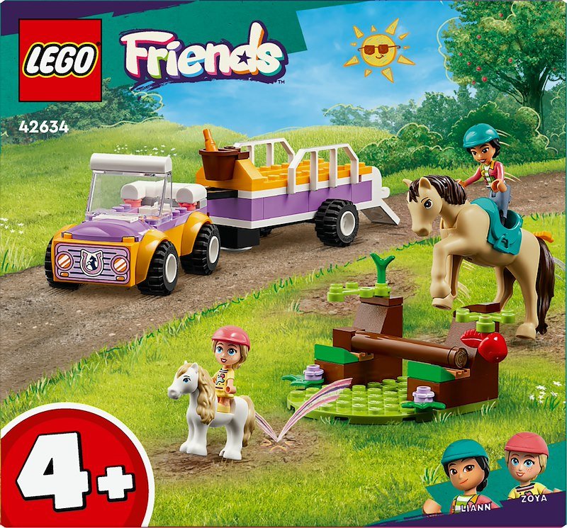 Lego® Friends Rimorchio con cavallo e pony 42634