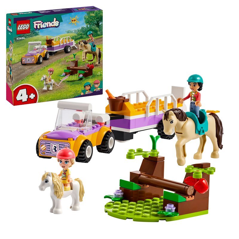 Lego® Friends Rimorchio con cavallo e pony 42634