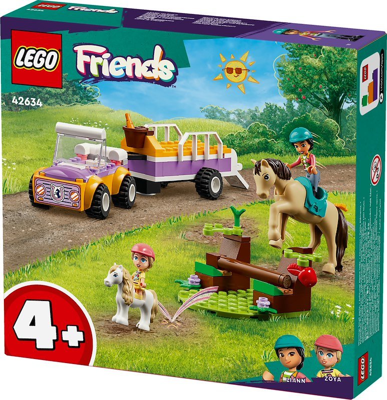 Lego® Friends Rimorchio con cavallo e pony 42634