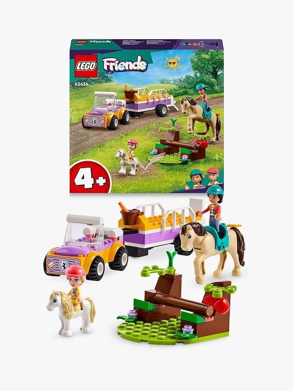 Lego® Friends Rimorchio con cavallo e pony 42634