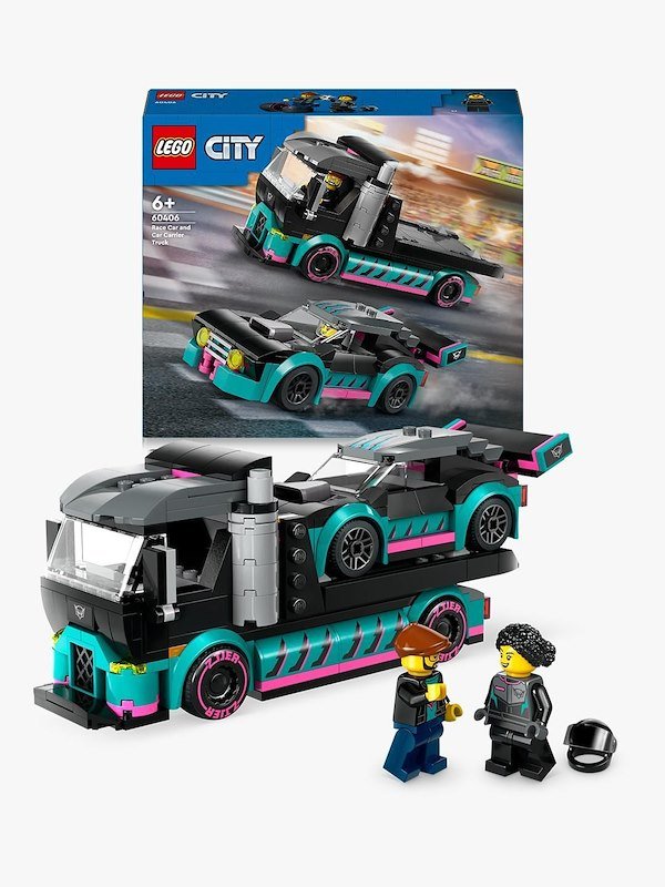 Lego® City Auto da corsa e trasportatore 60406