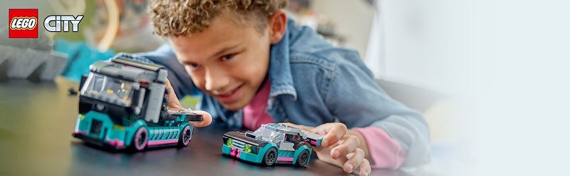 Lego® City Auto da corsa e trasportatore 60406