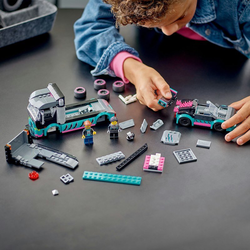 Lego® City Auto da corsa e trasportatore 60406