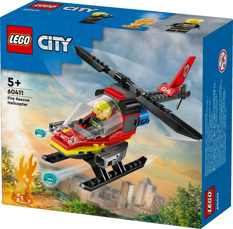 Lego® City Elicottero dei pompieri 60411