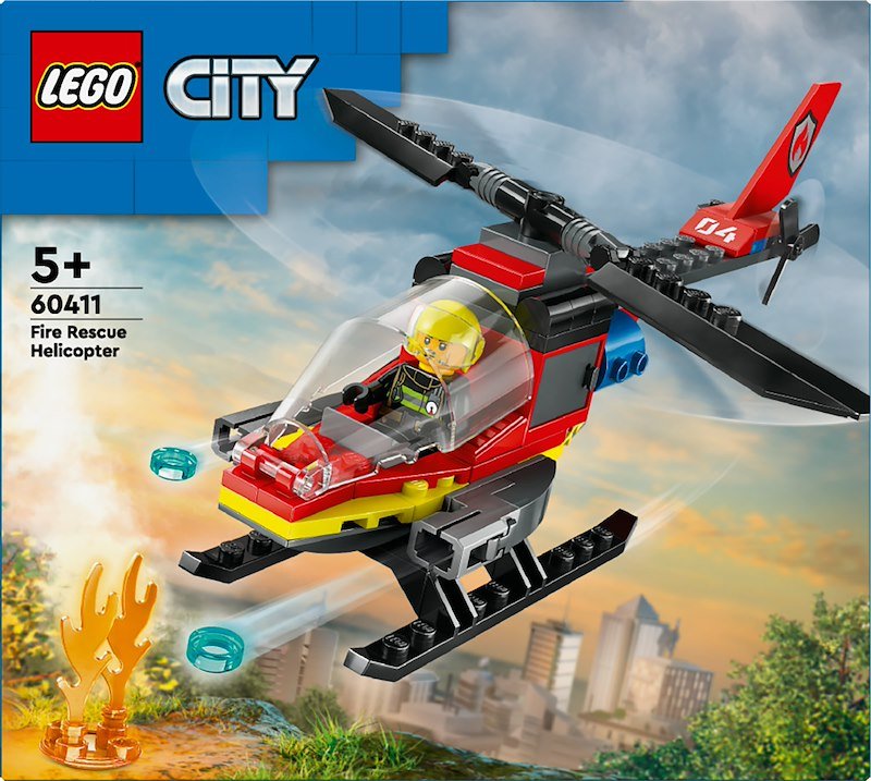 Lego® City Elicottero dei pompieri 60411