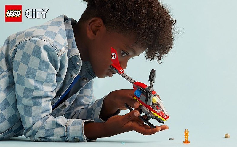 Lego® City Elicottero dei pompieri 60411