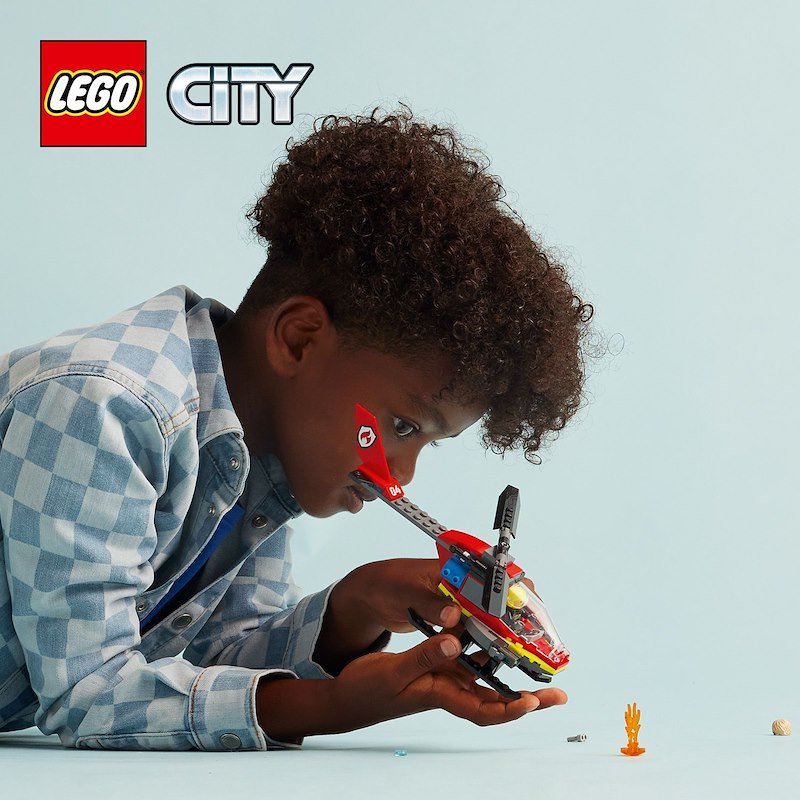 Lego® City Elicottero dei pompieri 60411