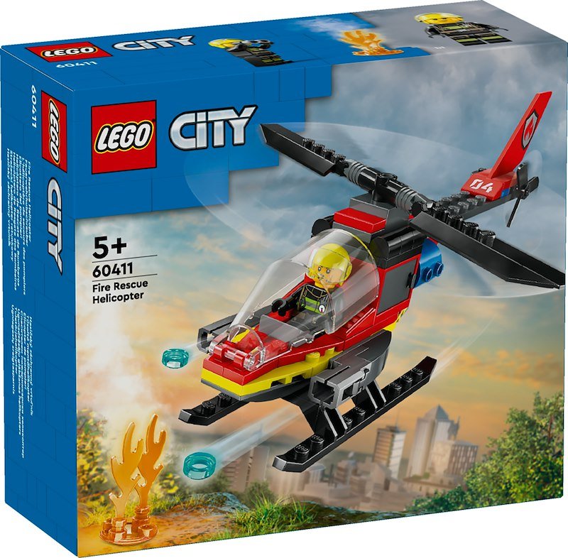 Lego® City Elicottero dei pompieri 60411