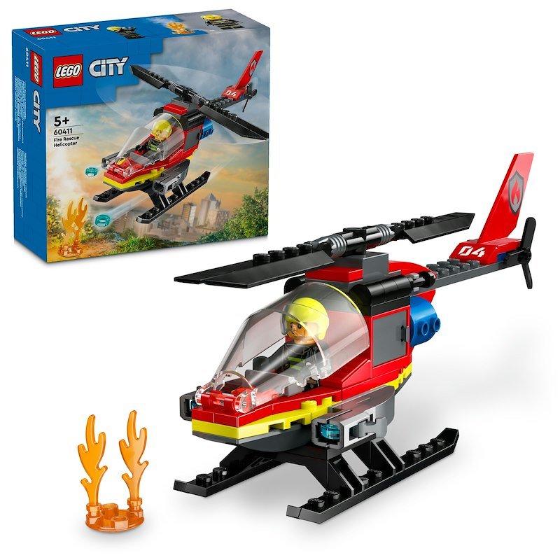 Lego® City Elicottero dei pompieri 60411