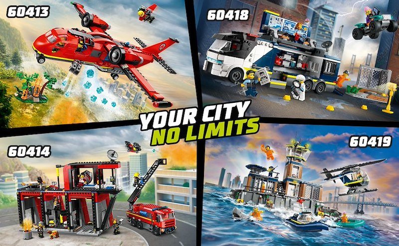 Lego City Aereo antincendio 60413