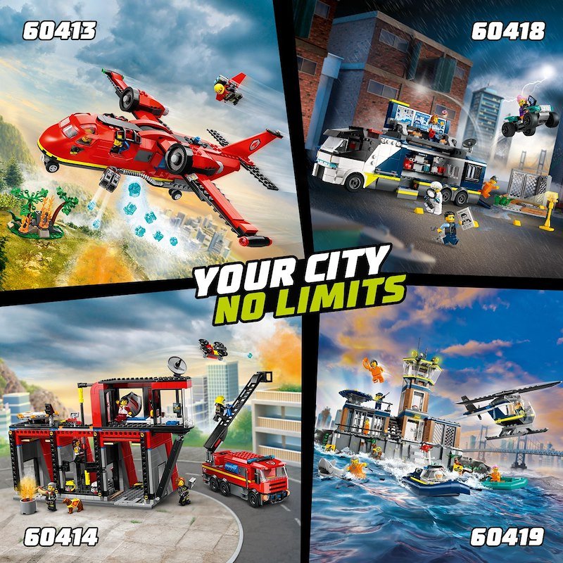 Lego City Aereo antincendio 60413
