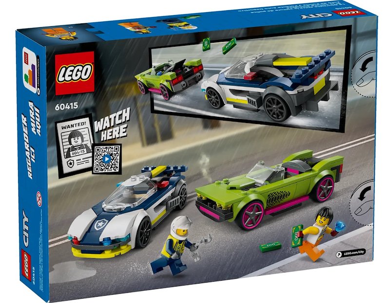 Lego® City Inseguimento sulla macchina da corsa 60415