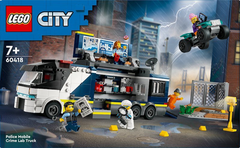 Lego City Camion laboratorio mobile della polizia 60418