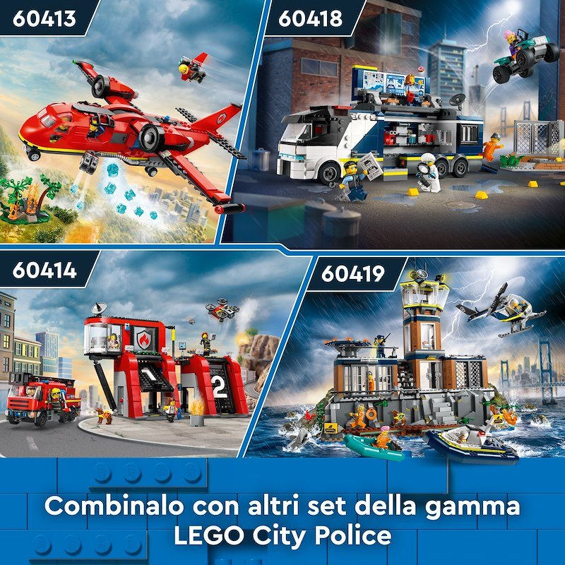 Lego City Camion laboratorio mobile della polizia 60418