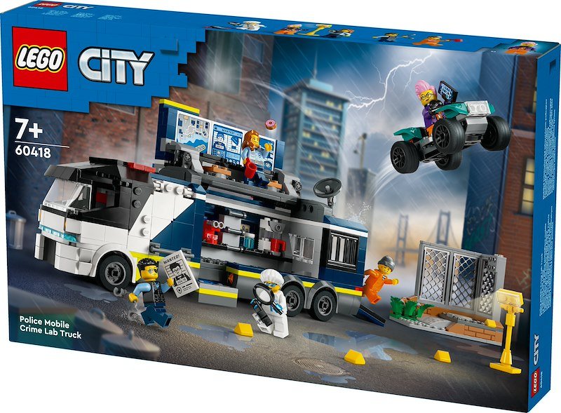 Lego City Camion laboratorio mobile della polizia 60418