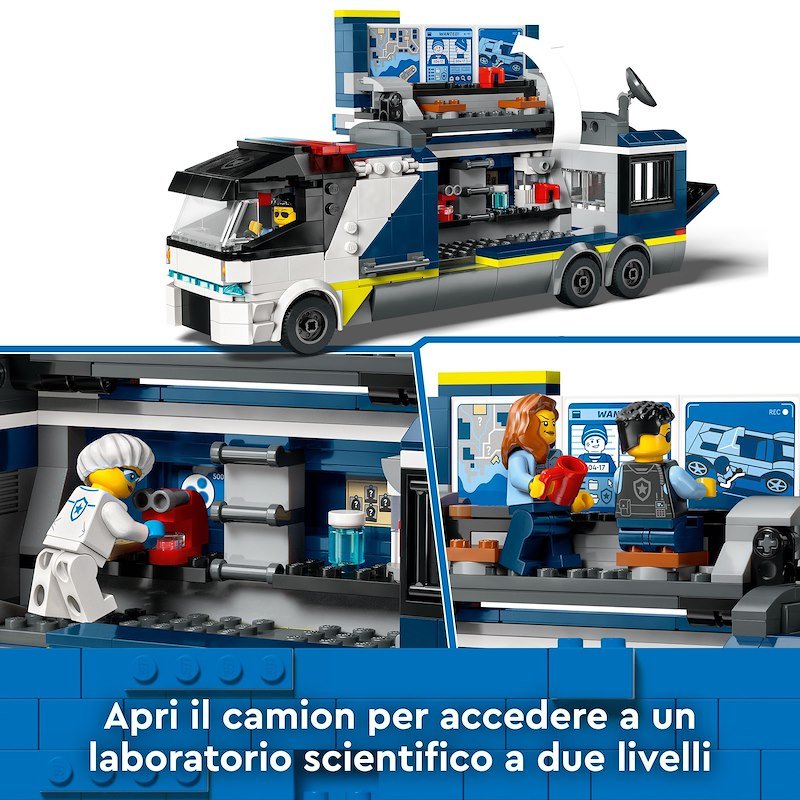 Lego City Camion laboratorio mobile della polizia 60418