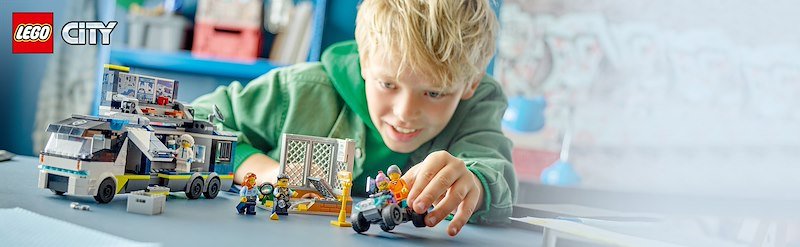 Lego City Camion laboratorio mobile della polizia 60418