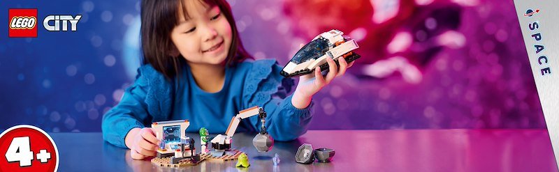 Lego® City Navetta spaziale e scoperta di asteroidi 60429