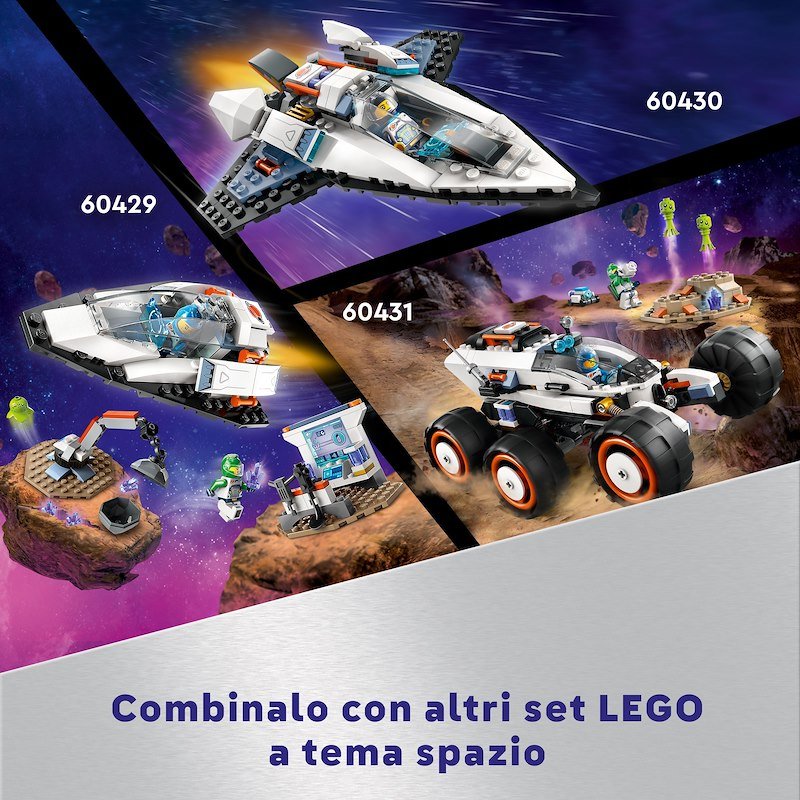 Lego® City Navetta spaziale e scoperta di asteroidi 60429