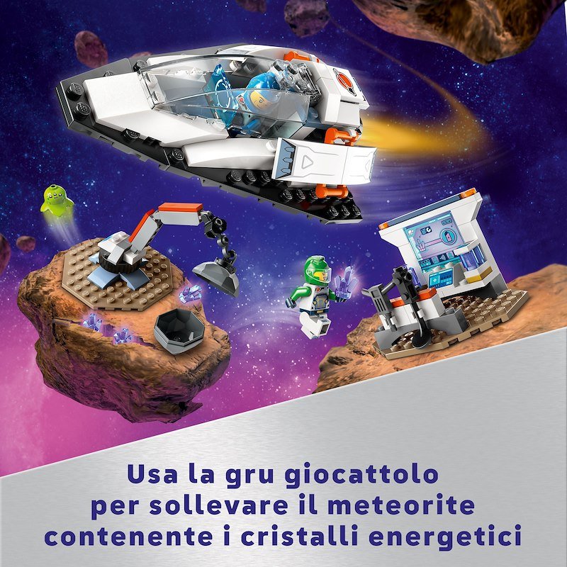 Lego® City Navetta spaziale e scoperta di asteroidi 60429