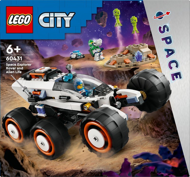 Lego® City Rover esploratore spaziale e vita aliena 60431