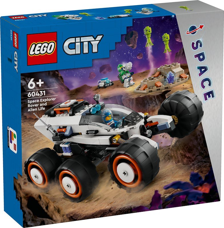 Lego® City Rover esploratore spaziale e vita aliena 60431