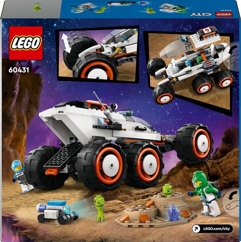 Lego® City Rover esploratore spaziale e vita aliena 60431