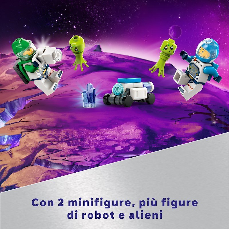 Lego® City Rover esploratore spaziale e vita aliena 60431