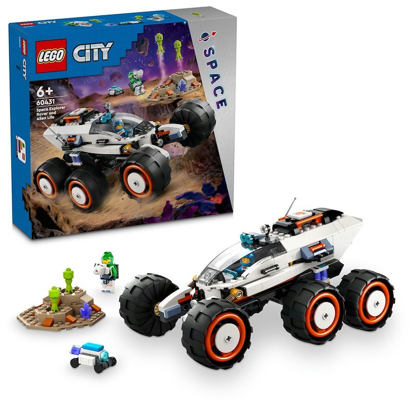 Lego® City Rover esploratore spaziale e vita aliena 60431