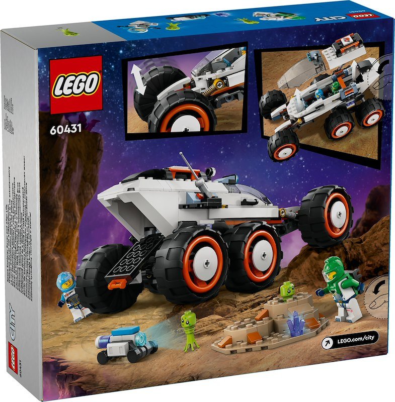 Lego® City Rover esploratore spaziale e vita aliena 60431