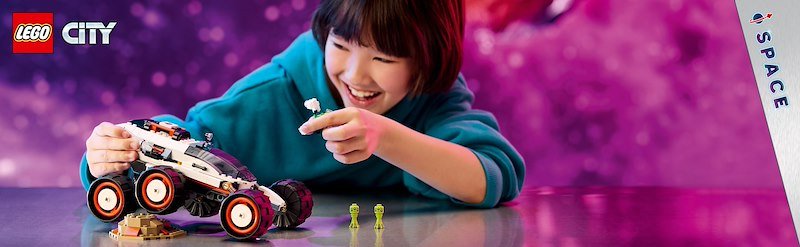 Lego® City Rover esploratore spaziale e vita aliena 60431