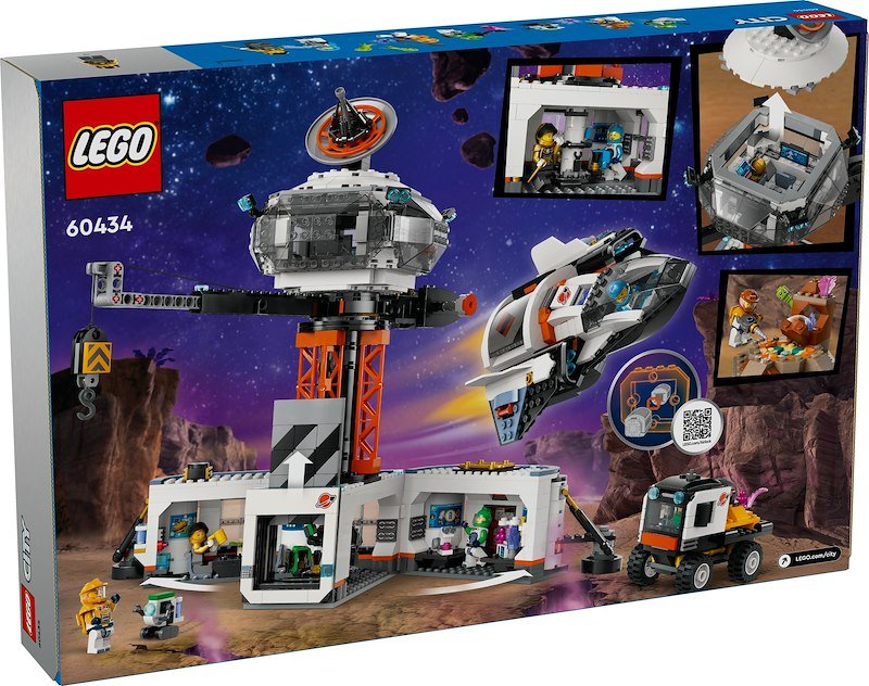 Lego City Base spaziale e piattaforma di lancio 60434