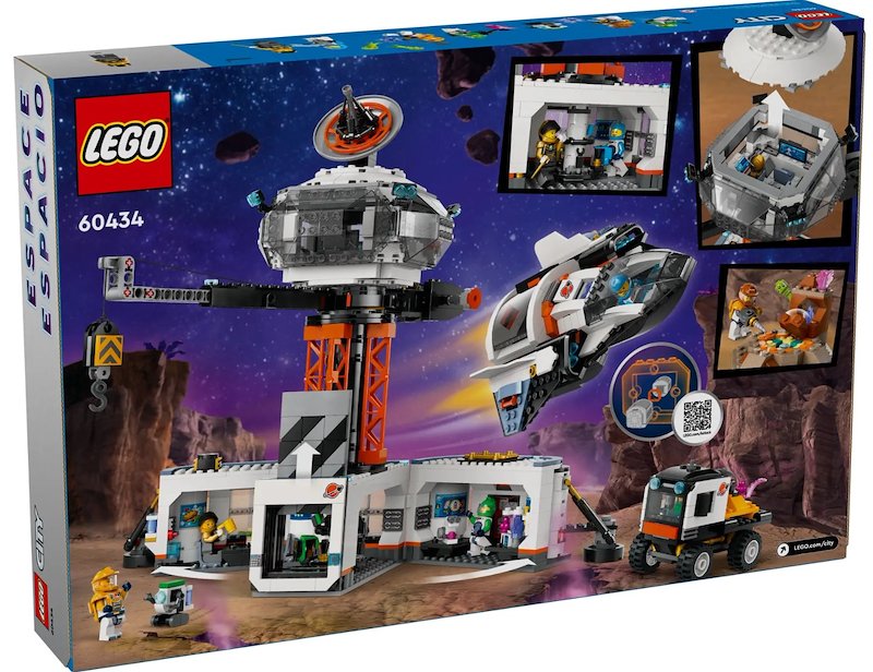 Lego City Base spaziale e piattaforma di lancio 60434