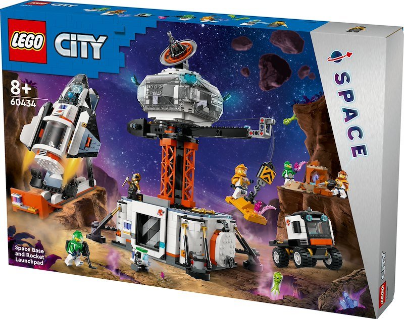Lego City Base spaziale e piattaforma di lancio 60434