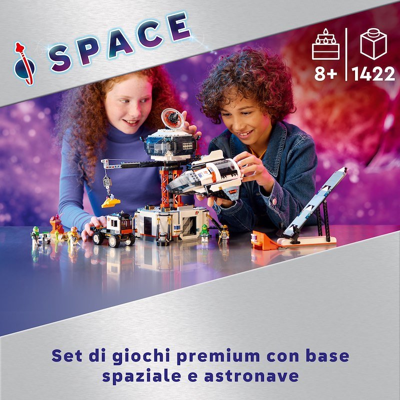 Lego City Base spaziale e piattaforma di lancio 60434