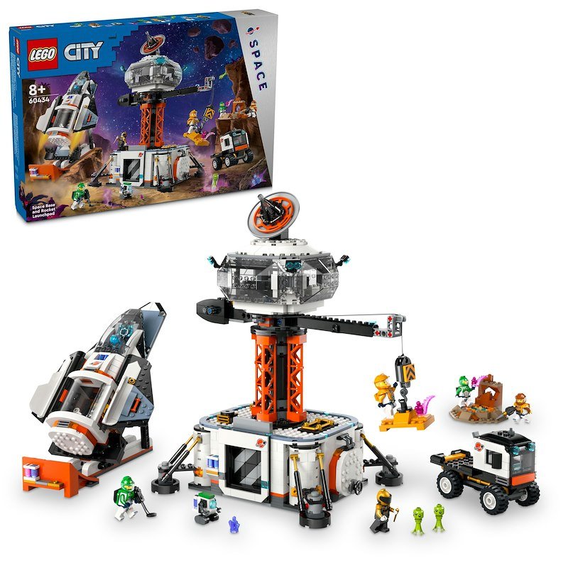 Lego City Base spaziale e piattaforma di lancio 60434