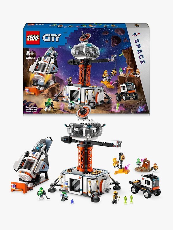 Lego City Base spaziale e piattaforma di lancio 60434