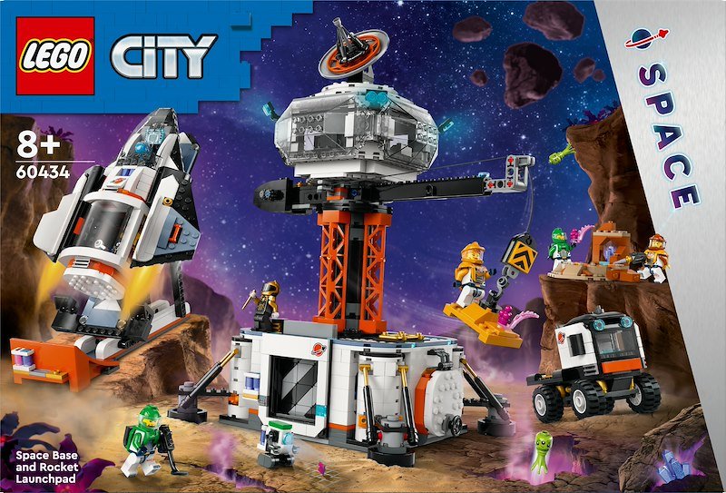 Lego City Base spaziale e piattaforma di lancio 60434