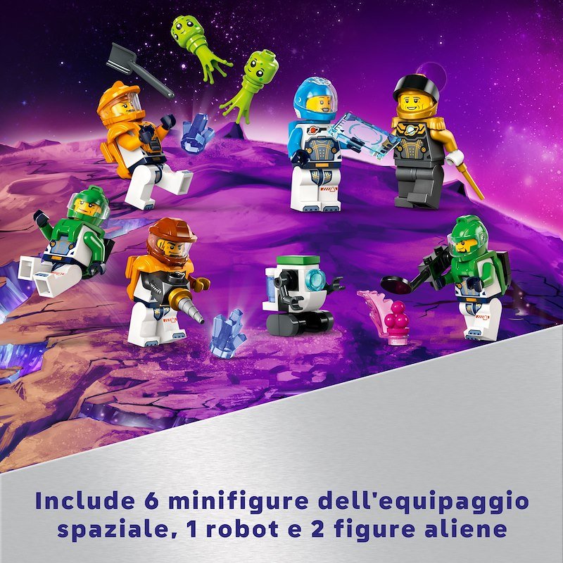 Lego City Base spaziale e piattaforma di lancio 60434