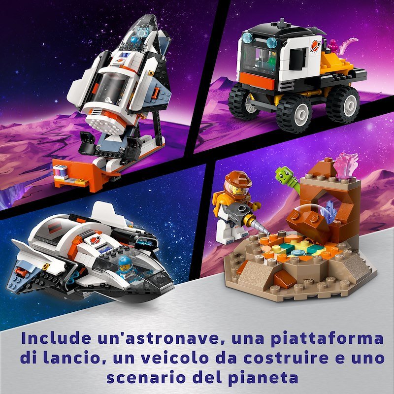Lego City Base spaziale e piattaforma di lancio 60434