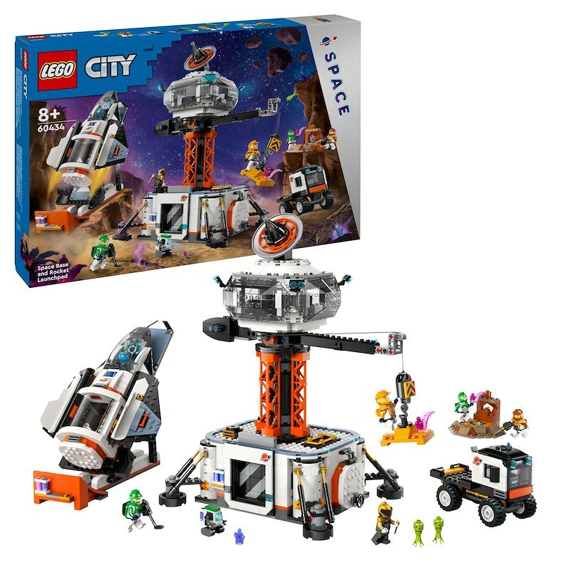 Lego City Base spaziale e piattaforma di lancio 60434